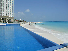 Our Infinity Swimming Pool Practically Melts Into The Beach And Ocean
